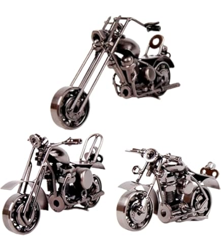 Amazon.co.jp: ブリキのバイクフィギュア ヴィンテージ風 E アメリカン